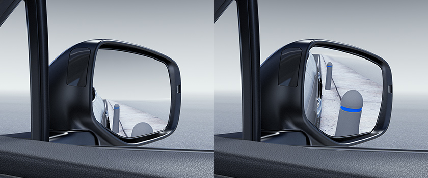 连动反转后视镜(2.5i AWD旗舰版EyeSight,2.5i AWD旷野限定版EyeSight车型配备)