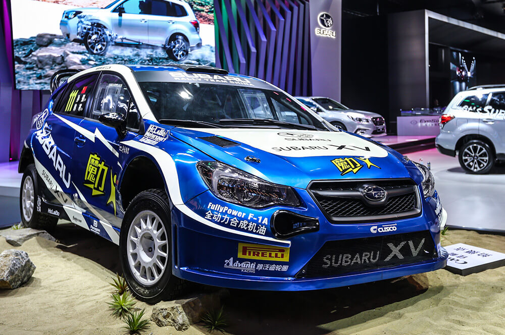 SUBARU XV Rally car
