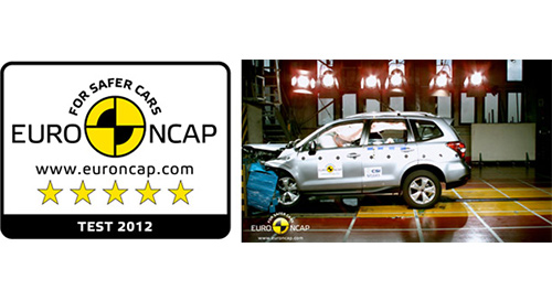 新一代Forester森林人获欧洲 NCAP最高5星级安全评定